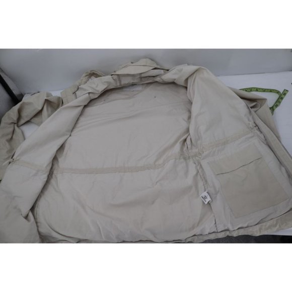 Norse Projects Nunk jacket Mens L Summer Cotton Nylon Hooded Ecru cargo Pockets - Picture 10 of 16